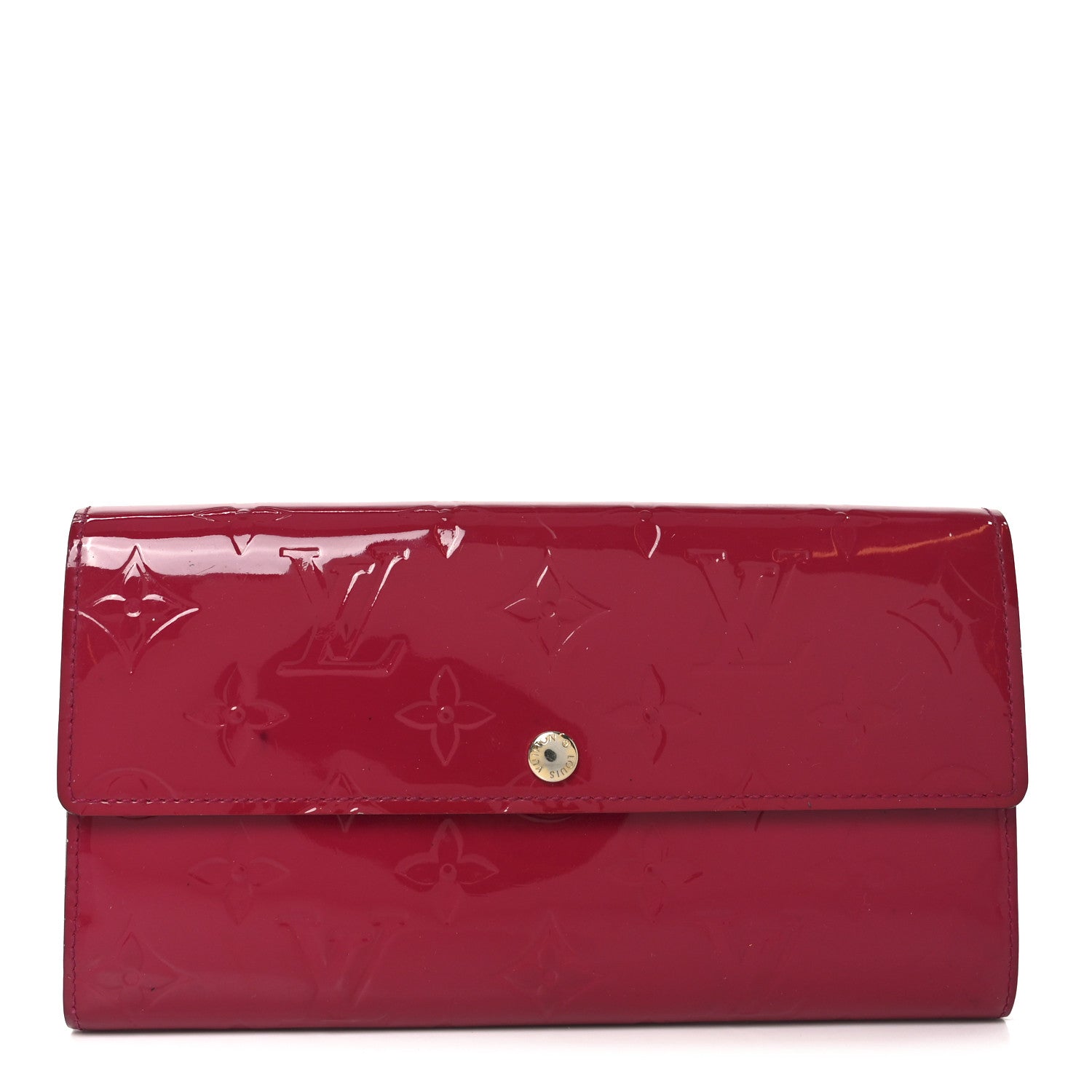 Louis Vuitton Vernis Sarah Wallet Rose Indien 1 of 7