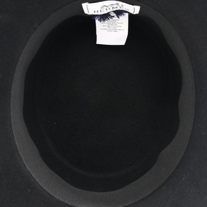 Hermes Rabbit Felt Dakota Love Hat 59 Black 15 of 16