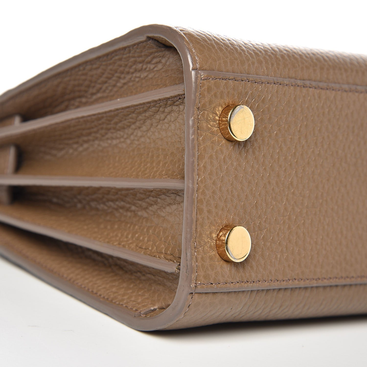 Saint Laurent Grained Calfskin Nano Sac De Jour Poudre Taupe 7 of 10