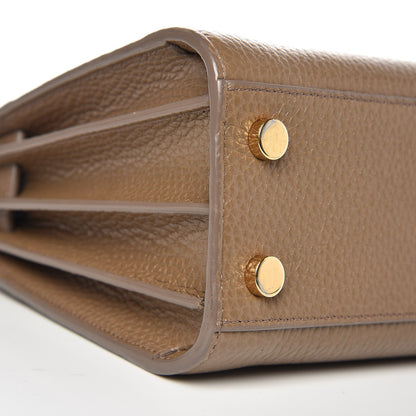 Saint Laurent Grained Calfskin Nano Sac De Jour Poudre Taupe 7 of 10