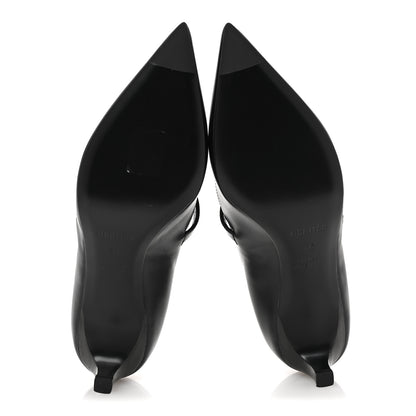 Hermes Calfskin Kiara 40 Pumps 36 Black 6 of 9