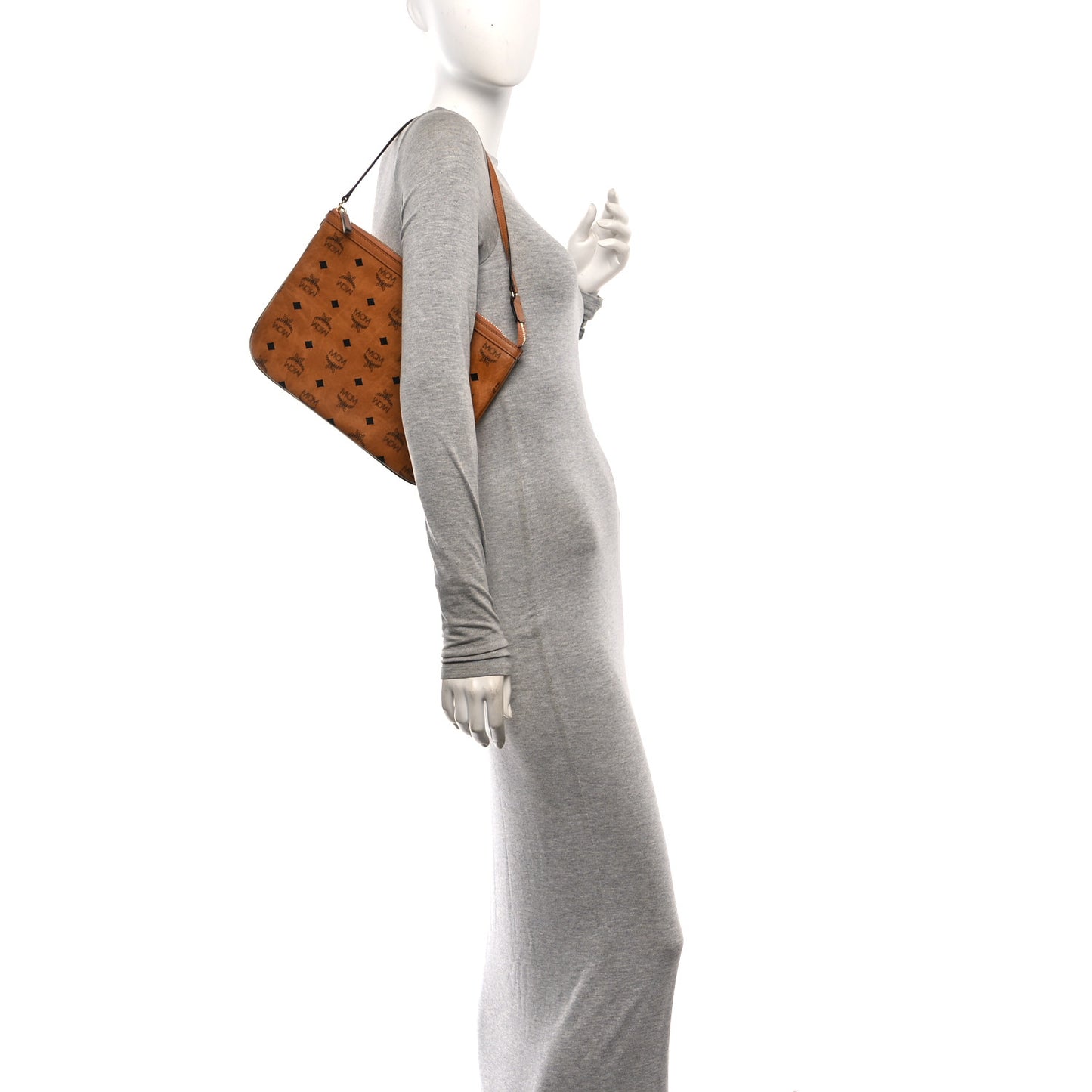 Visetos Liz Shopper Tote Pouch Cognac