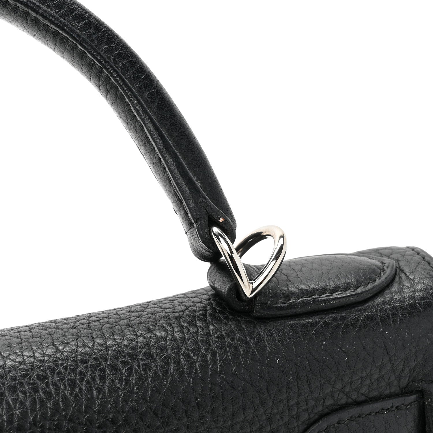 Hermes Taurillon Clemence Kelly Retourne 28 Black 15 of 17