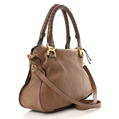 Chloe Calfskin Medium Marcie Satchel Light Tan 3 of 11
