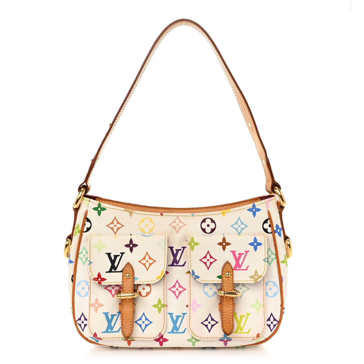 Louis Vuitton Monogram Multicolor Lodge PM White 1 of 10