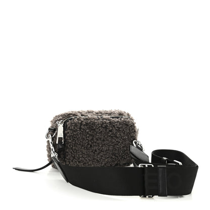 Marc Jacobs Shearling Snapshot The Teddy Camera Bag Grey 3 of 11