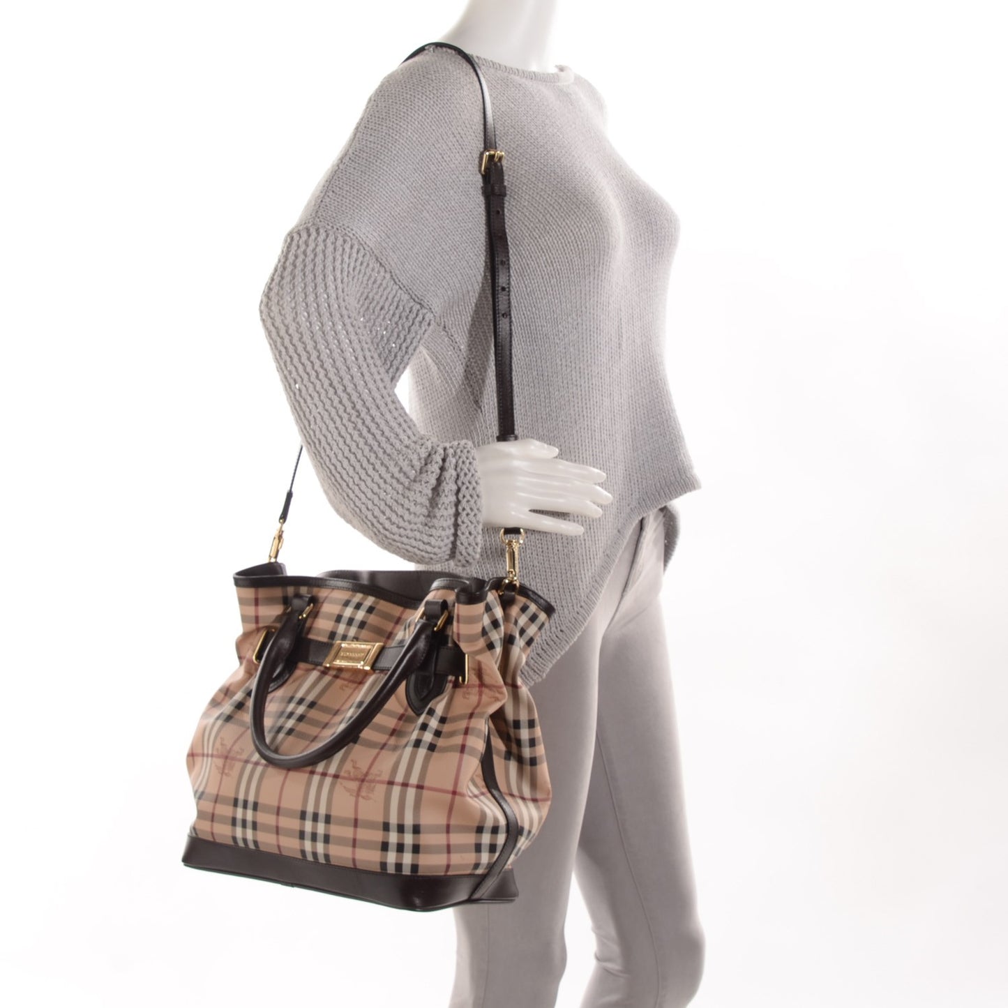 Haymarket Check Medium Golderton Tote