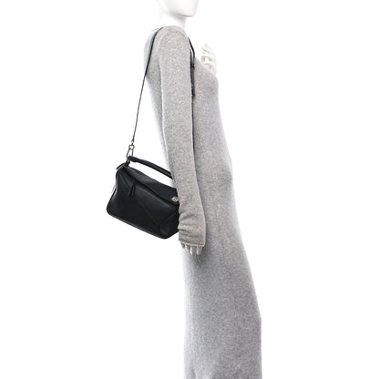 Loewe Calfskin Small Puzzle Bag Black 2 of 10