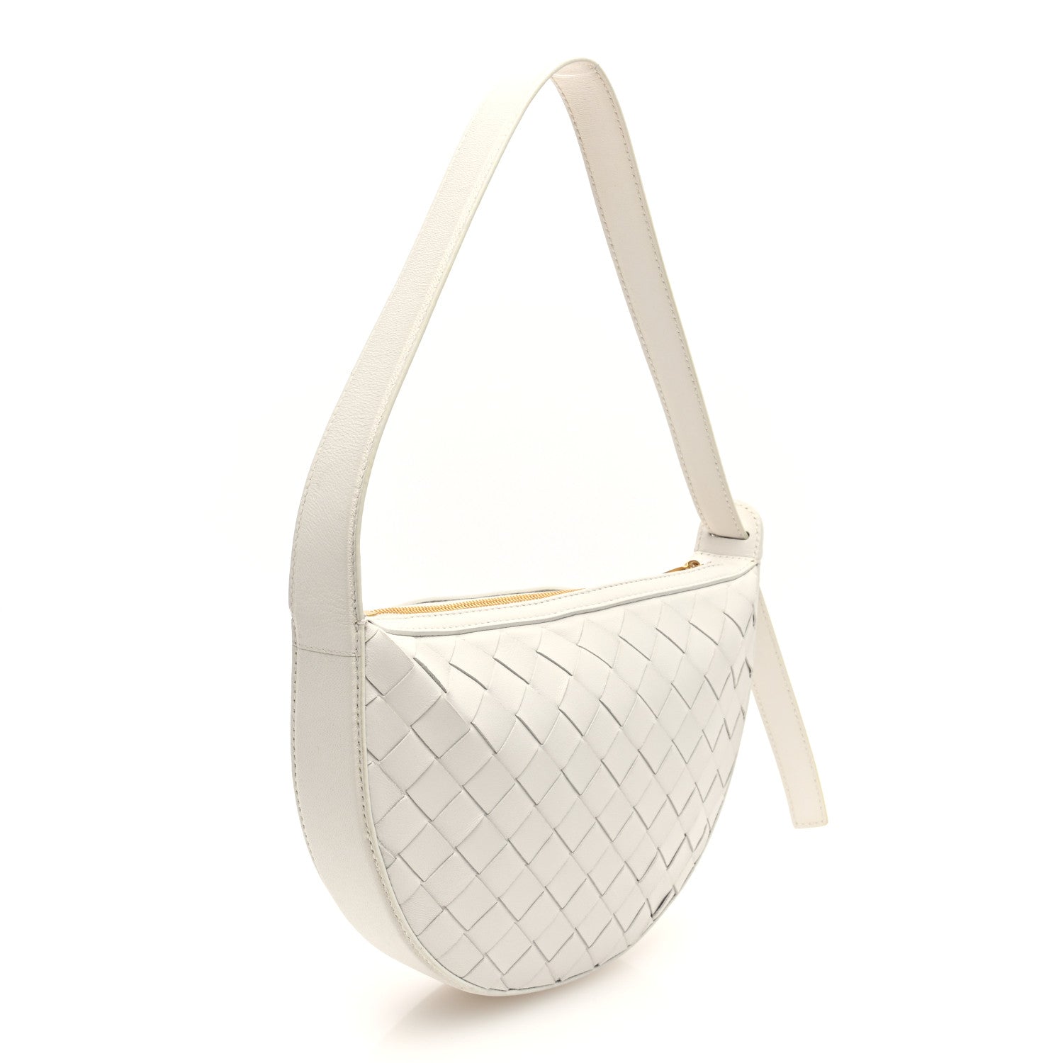 Bottega Veneta Nappa Intrecciato Mini Sunrise Bag White 3 of 9