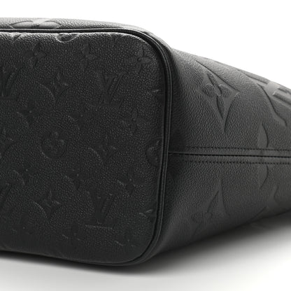 Louis Vuitton Empreinte Monogram Giant Neverfull MM Black 9 of 9