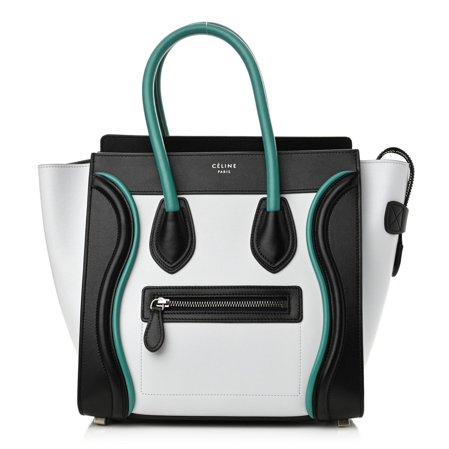 Smooth Calfskin Micro Tri-Color Luggage Frost
