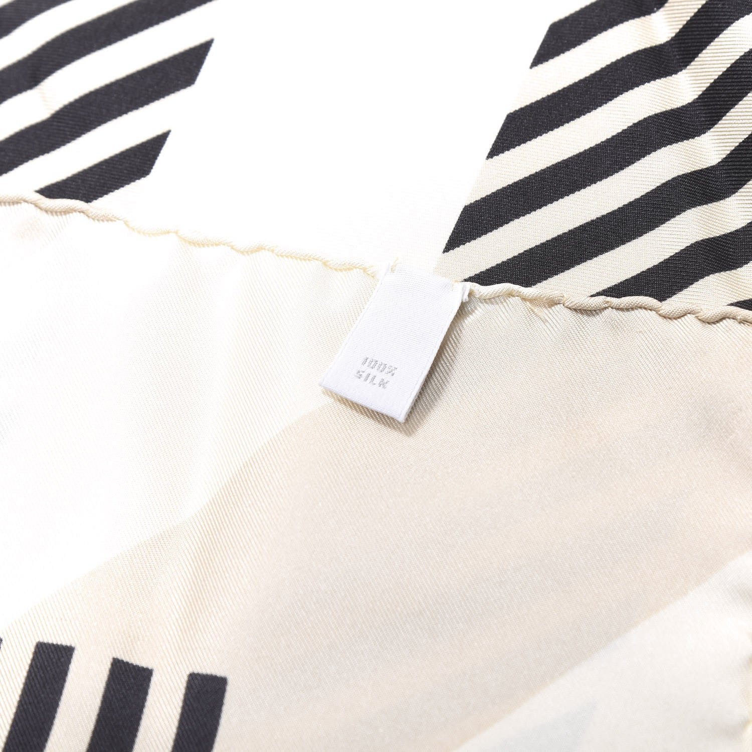 Burberry Silk Nova Check Square Scarf Beige 3 of 4