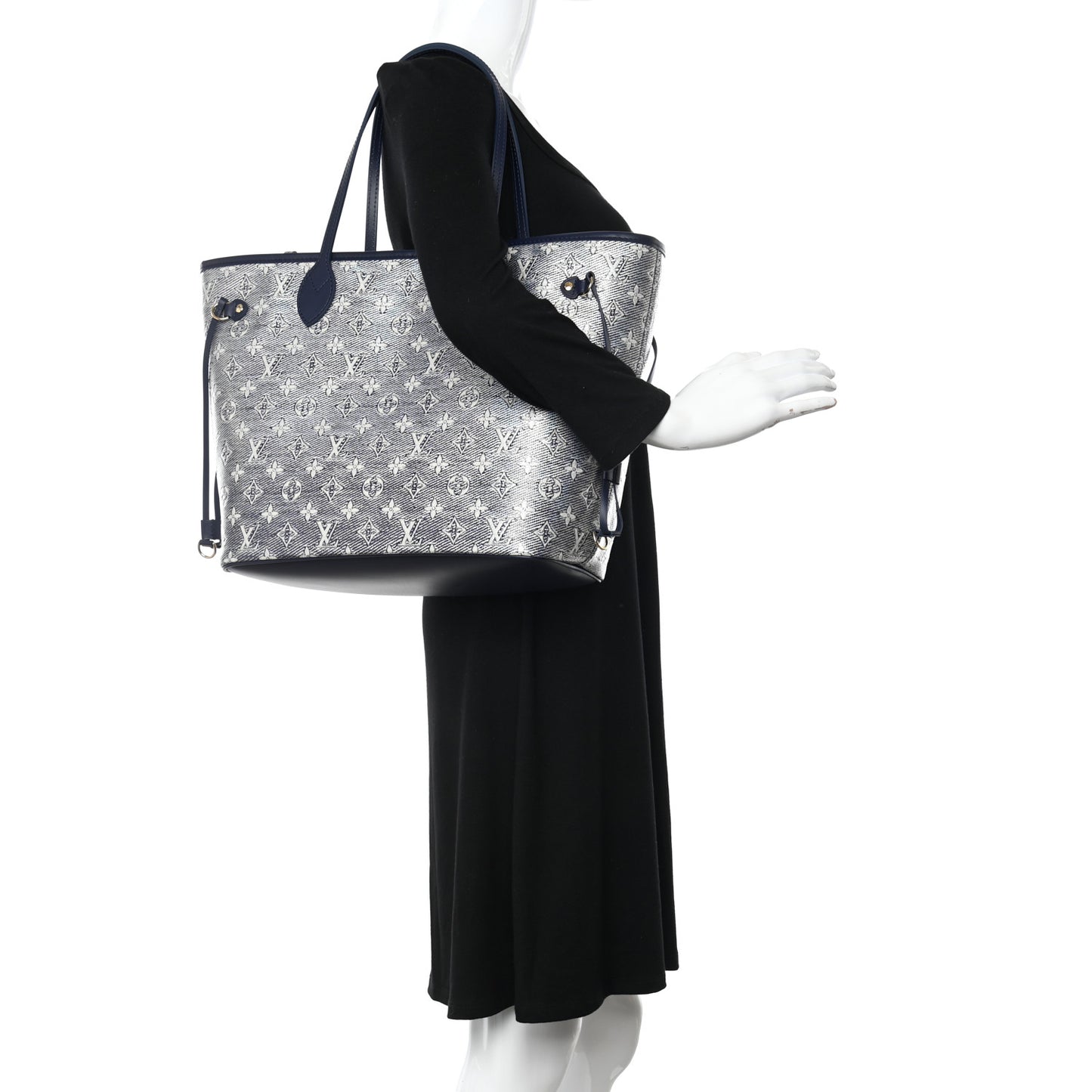 Monoglam Neverfull MM Blue