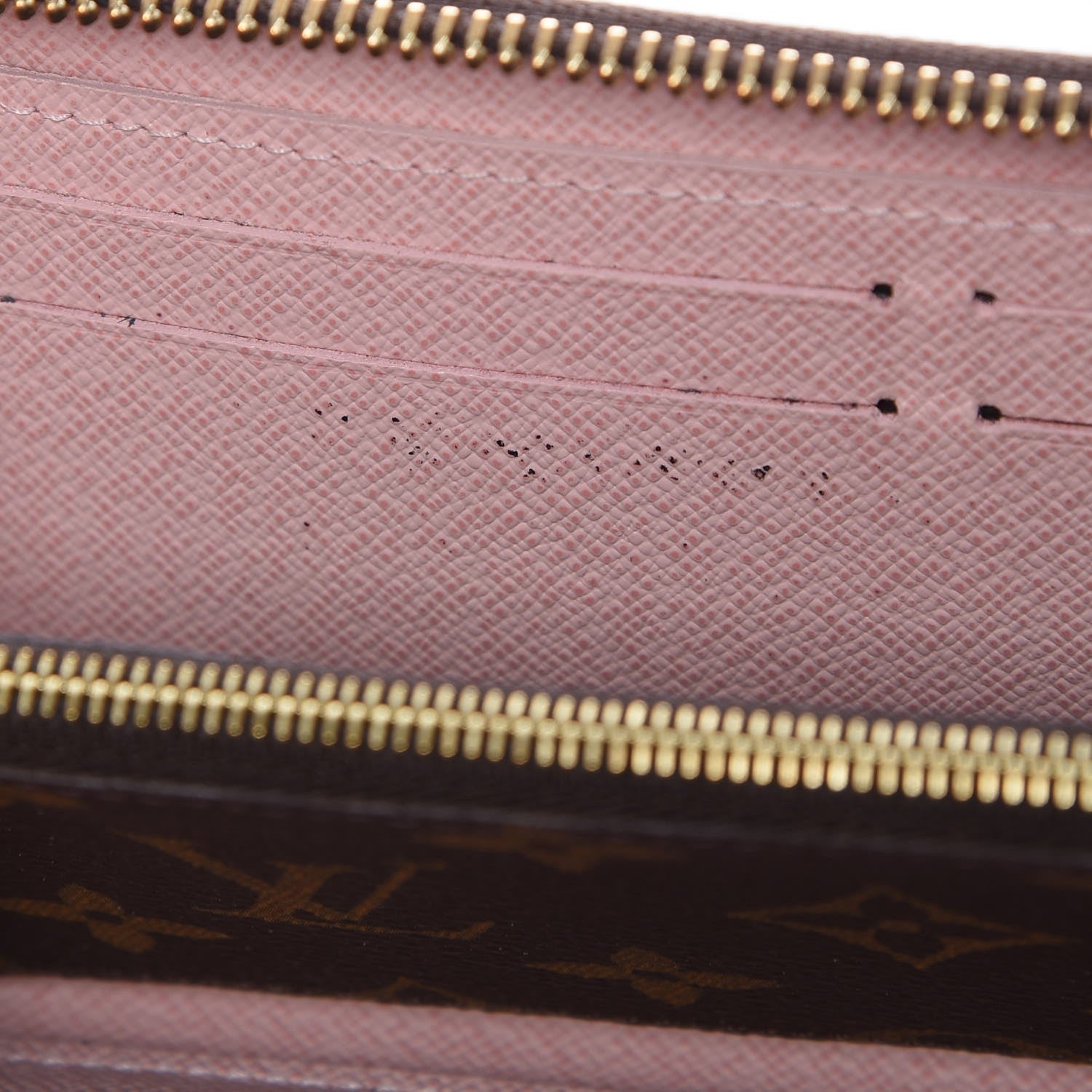 Louis Vuitton Monogram Clemence Wallet Rose Ballerine 7 of 10