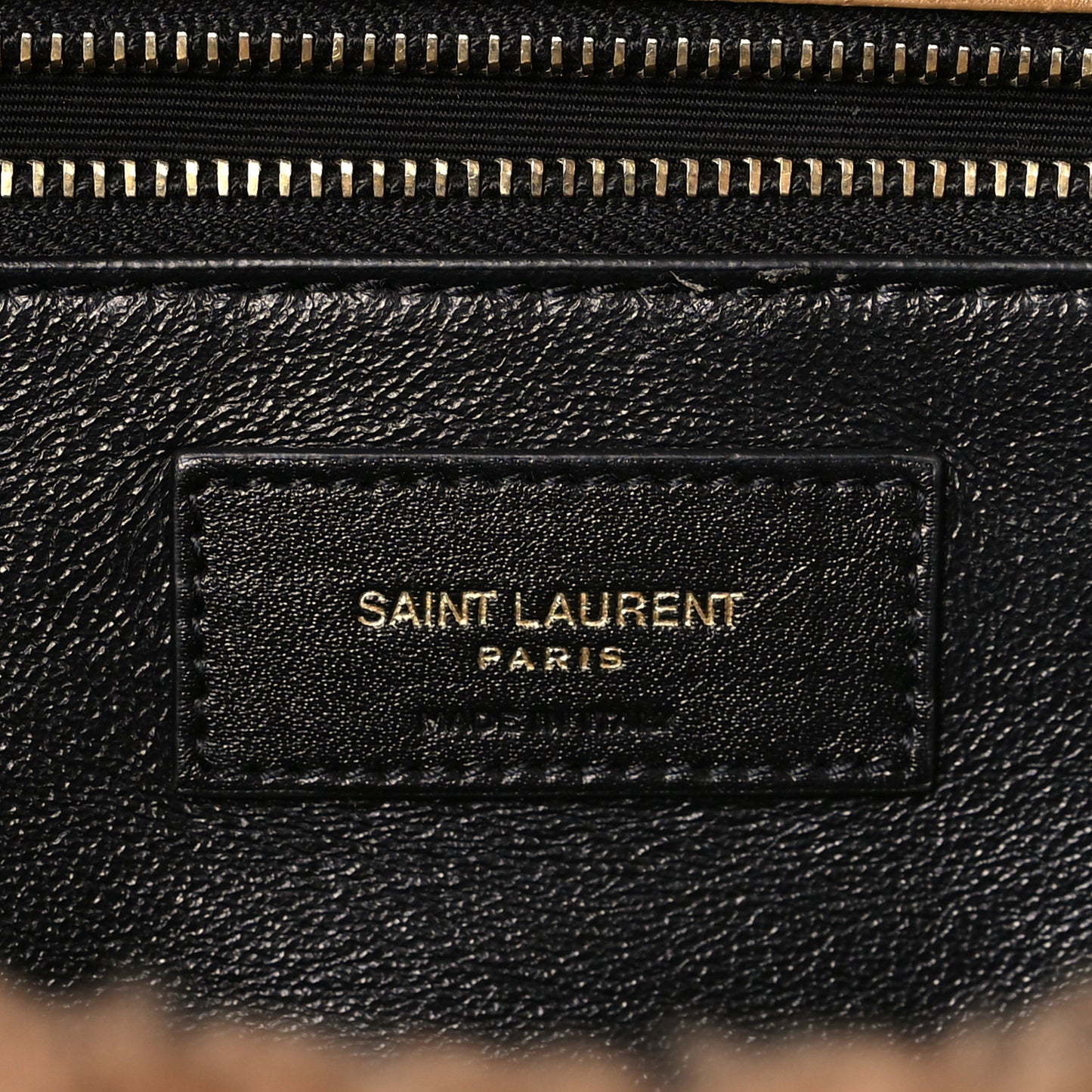Shearling Lambskin Quilted Sade Puffer Envelope Clutch Natural Brown