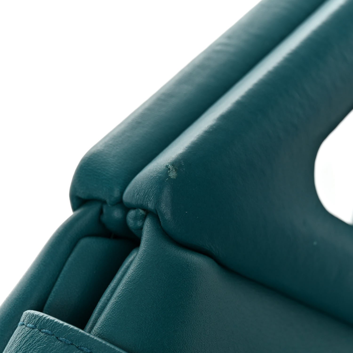 Bottega Veneta Calfskin Medium The Point Triangle Bag Mallard 10 of 10