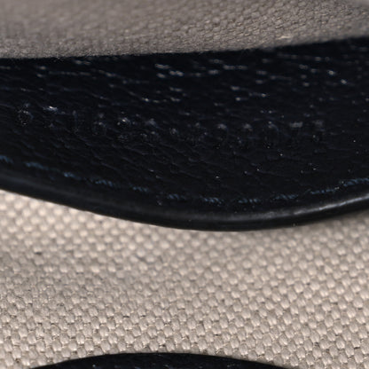 Gucci GG Supreme Monogram Textured Dollar Calfskin Mini Retro Interlocking G Tote Bag Beige Blue 7 of 10