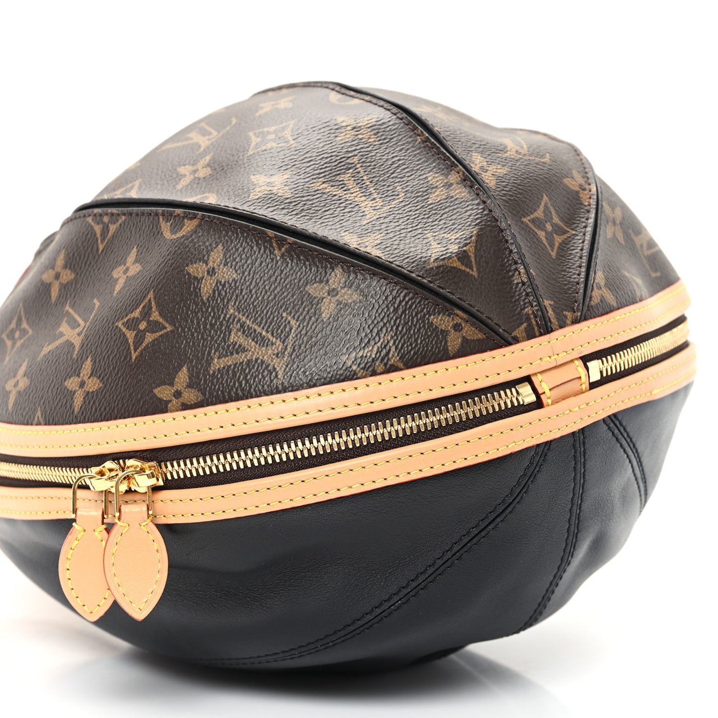 Monogram Braided Egg Bag Black
