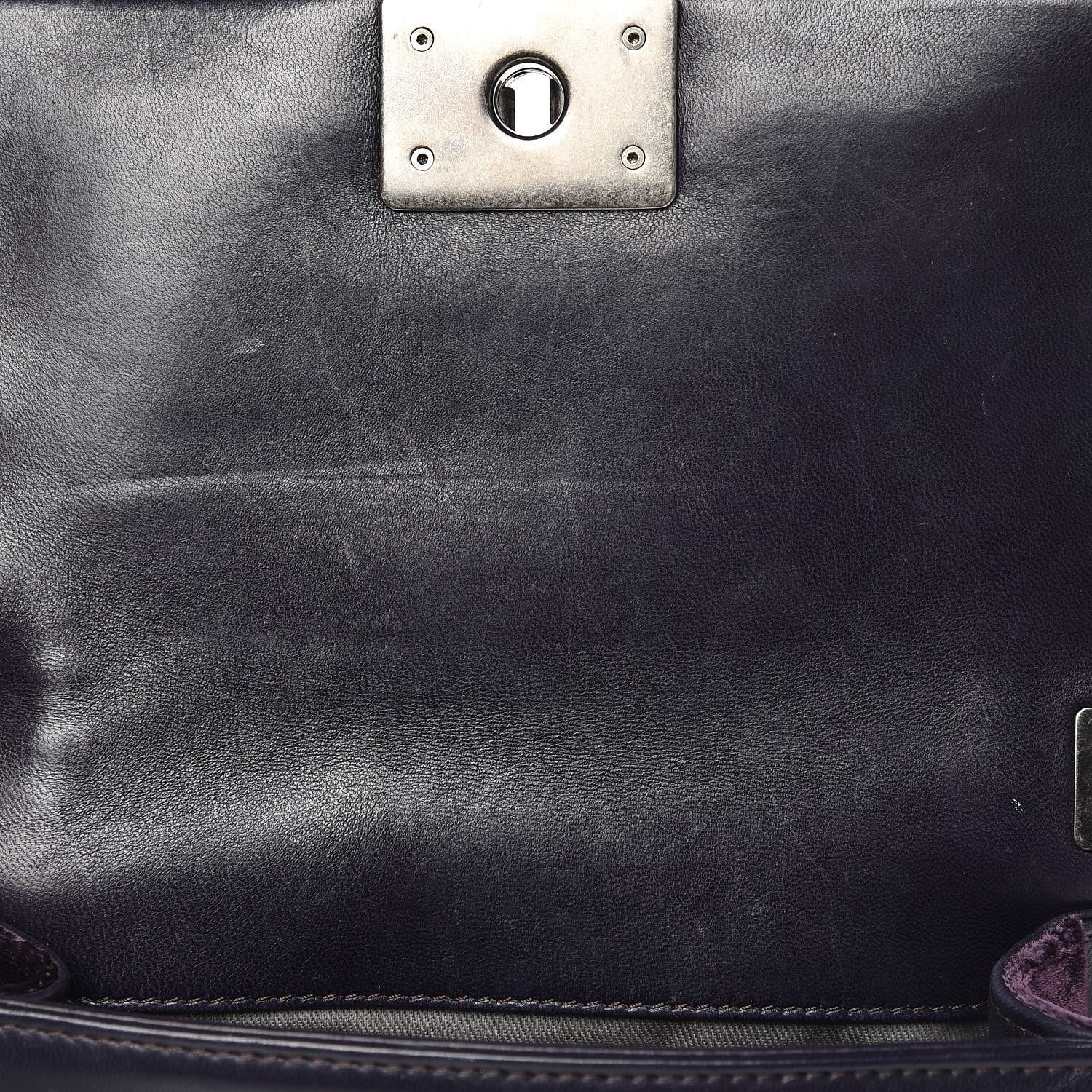 Chanel Velvet Quilted Small Boy Flap Purple 11 of 13