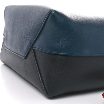 Celine Shiny Smooth Calfskin Small Twisted Cabas Navy Black 11 of 11
