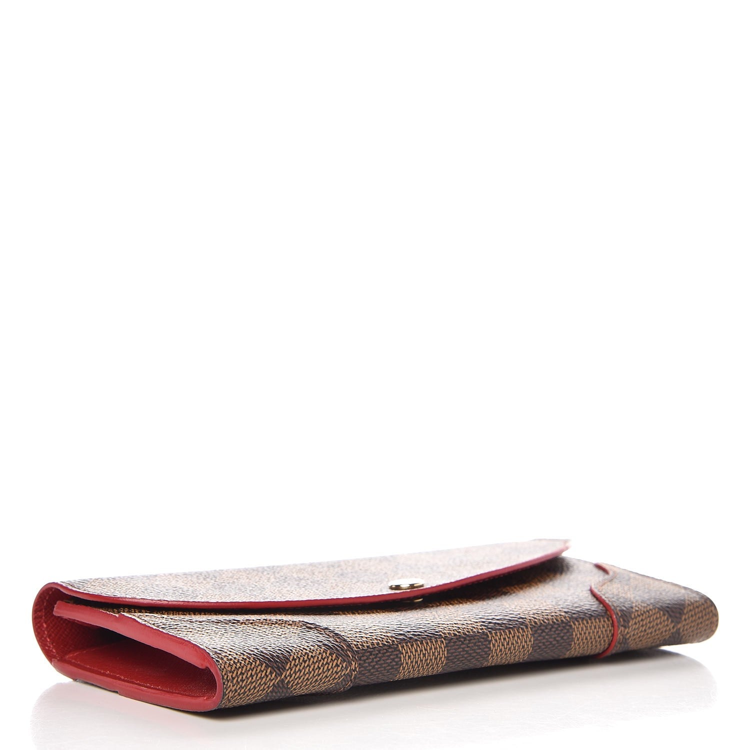 Louis Vuitton Damier Ebene Caissa Wallet Cherry 4 of 7