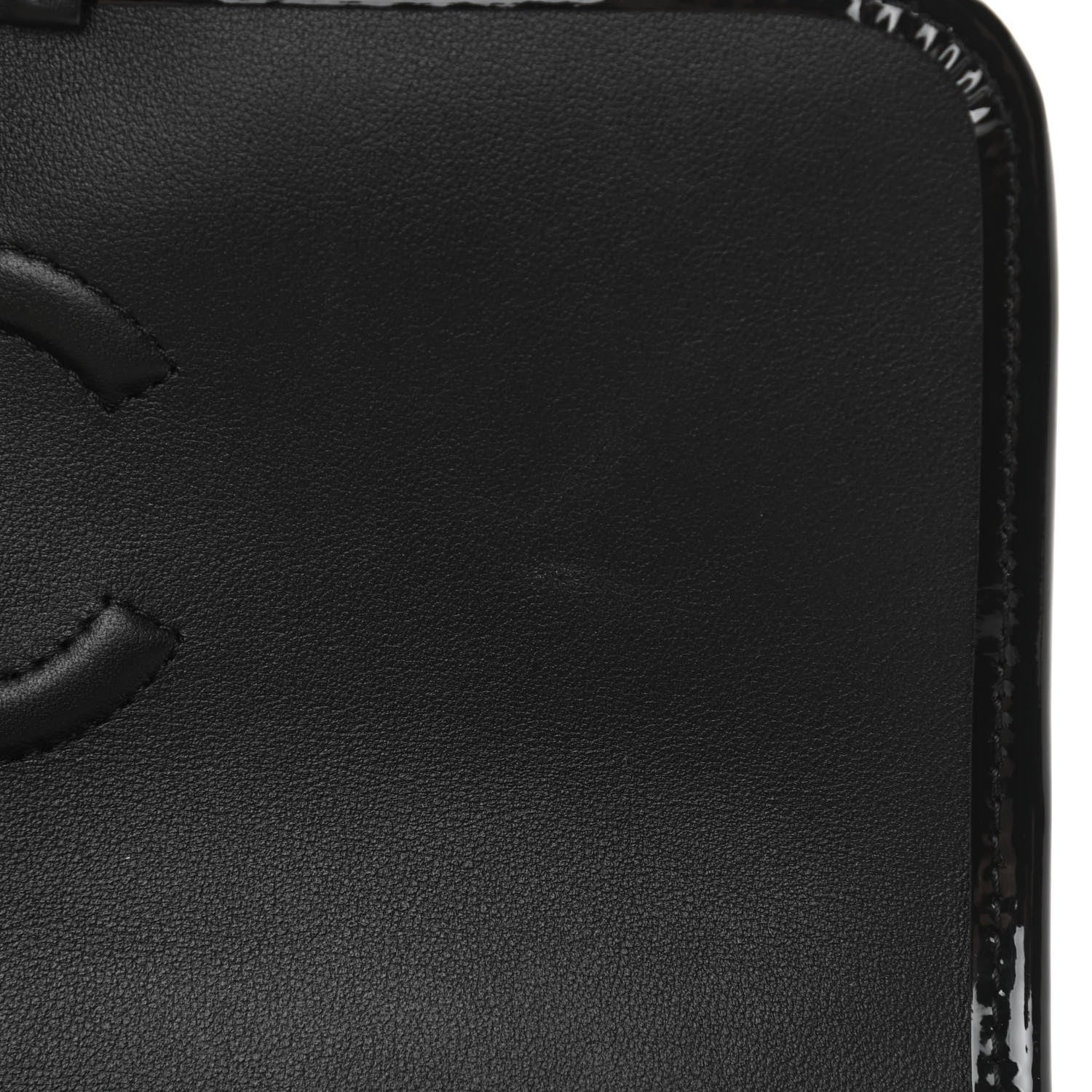 Chanel Patent Quilted Small School Memory Top Handle Flap Black 11 of 12