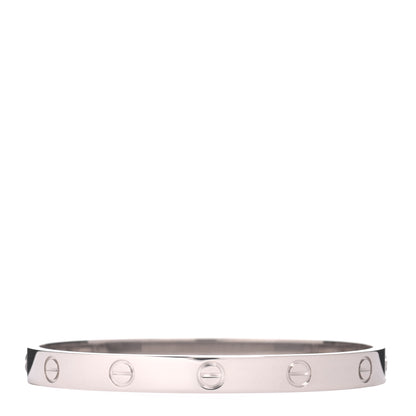 Cartier 18K White Gold LOVE Bracelet 17 1 of 5