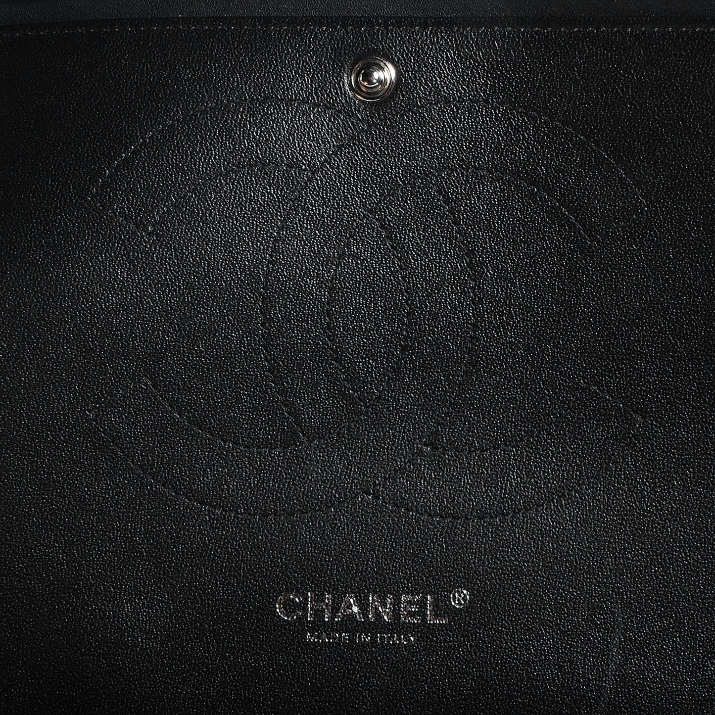 Patent Jumbo Double Flap Black