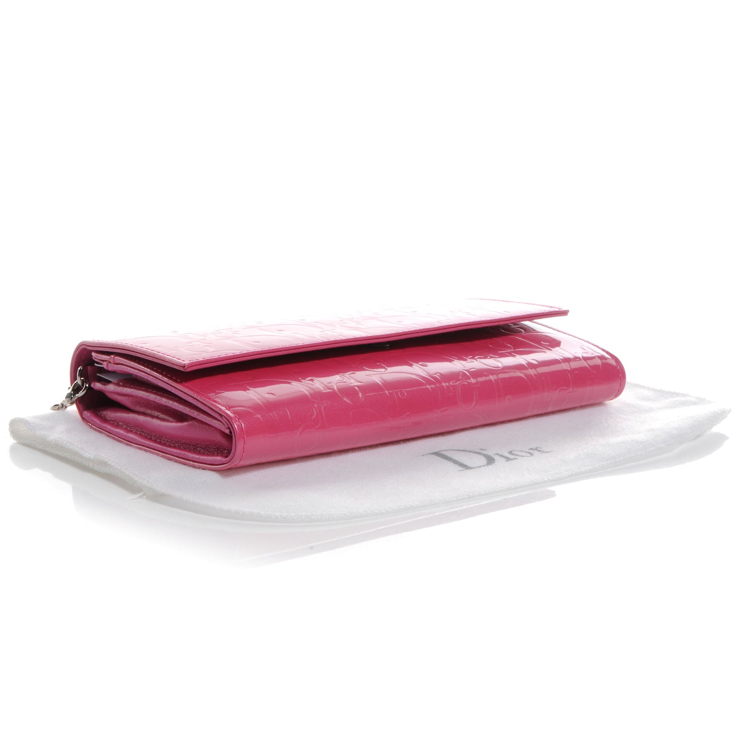Patent Ultimate Rendez-Vous Convertible Wallet Fuchsia