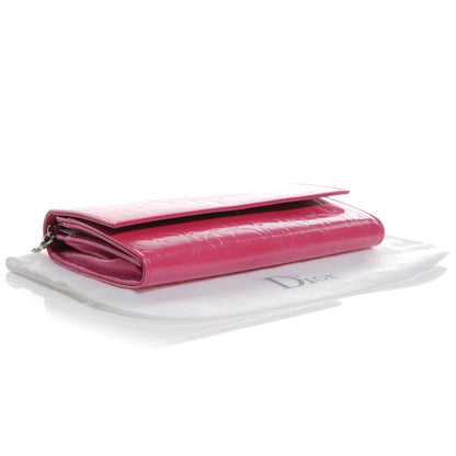 Christian Dior Patent Ultimate Rendez-Vous Convertible Wallet Fuchsia 5 of 8