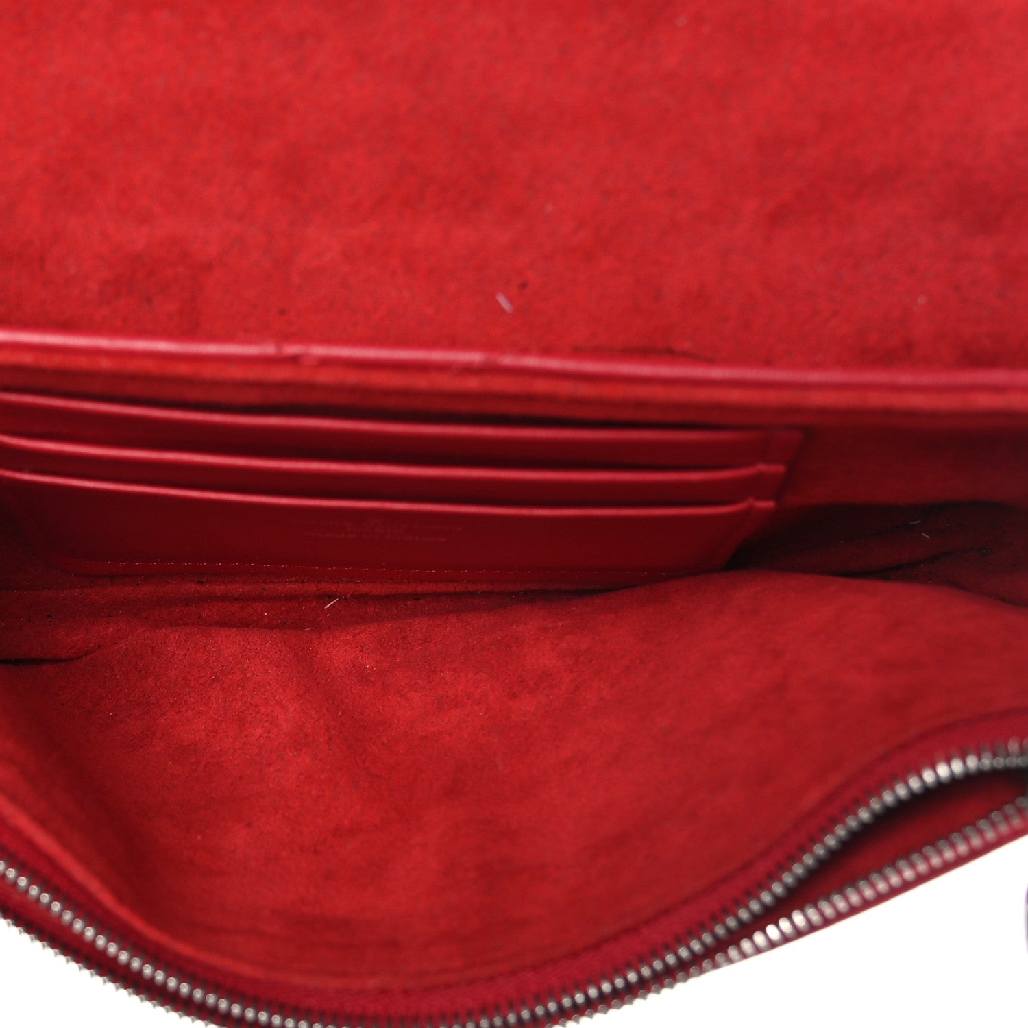 Louis Vuitton Calfskin New Wave Chain Pochette Scarlet 5 of 8