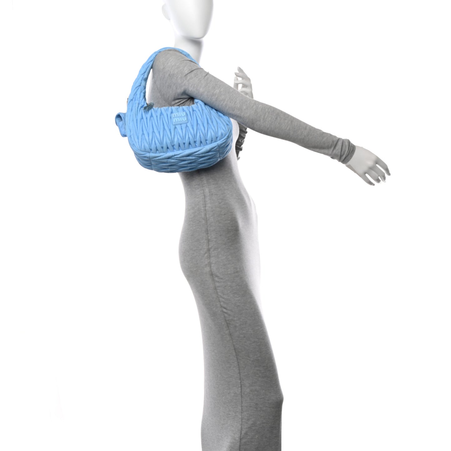 Tessuto Nylon Matelasse Wander Hobo Astrale