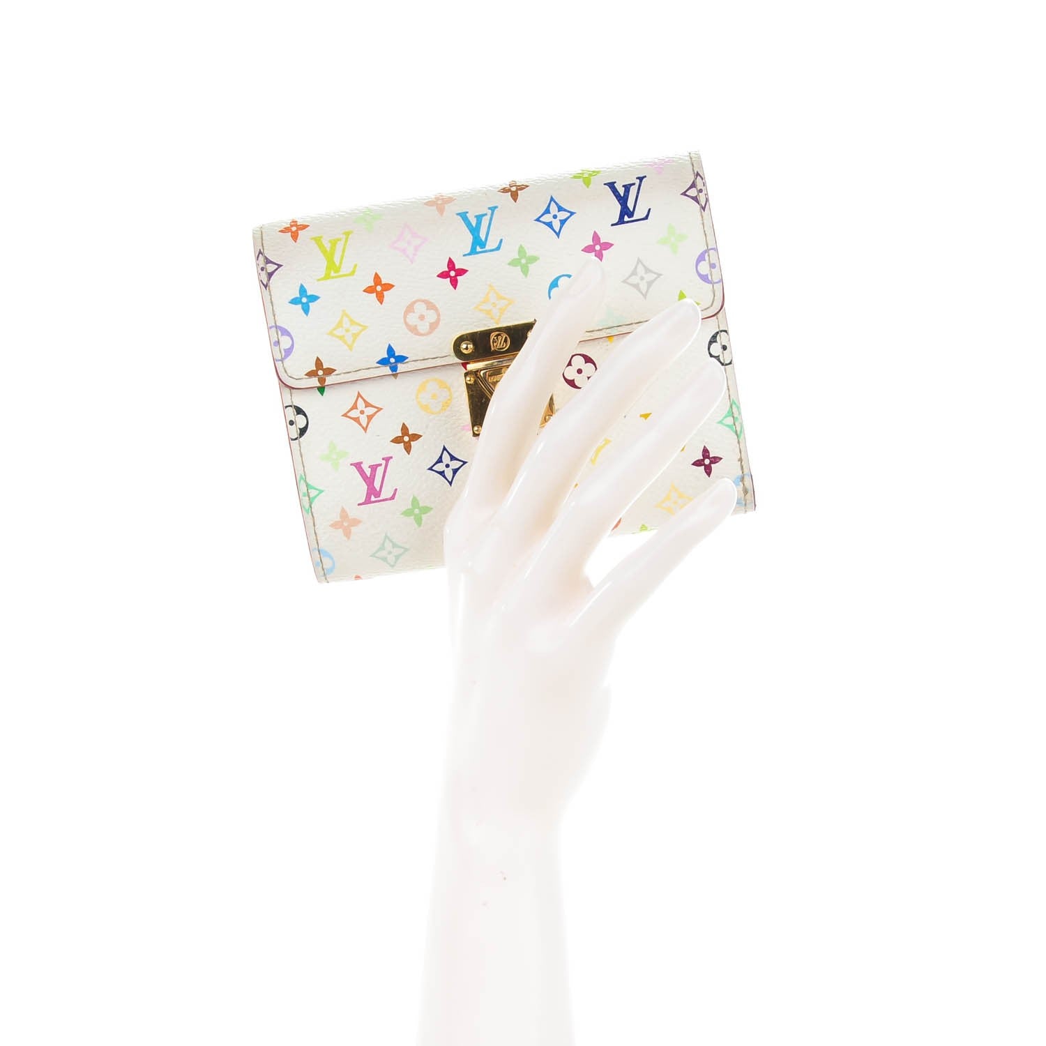 Louis Vuitton Monogram Multicolor Koala Wallet White 2 of 7