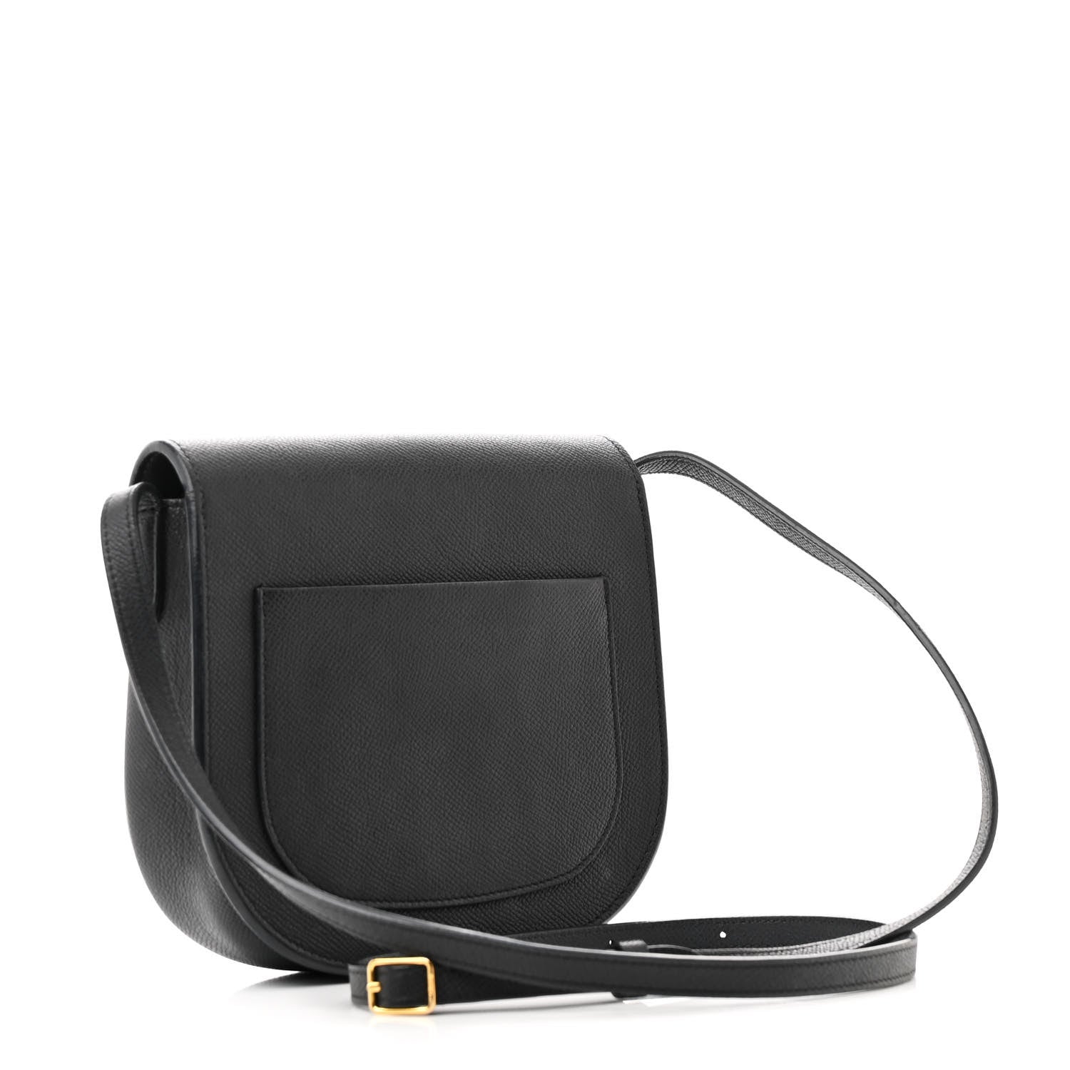 Celine Grained Calfskin Small Trotteur Black 3 of 20