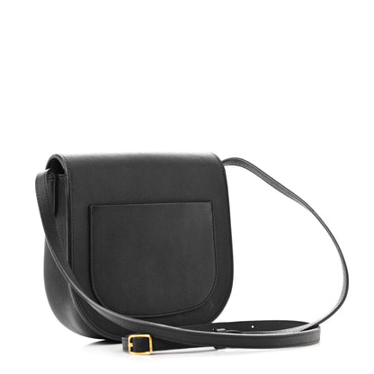 Celine Grained Calfskin Small Trotteur Black 3 of 20