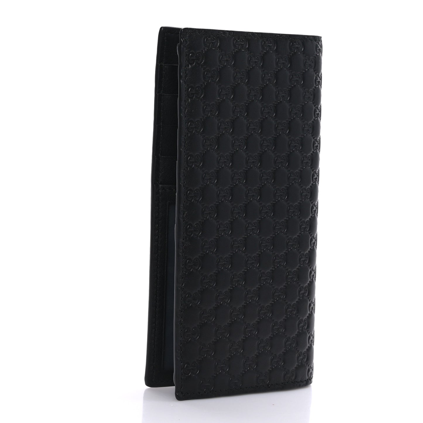 Microguccissima Bi-Fold Organizer Wallet Testa Di Moro