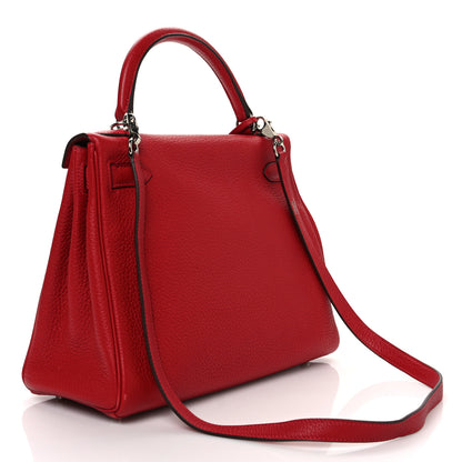 Hermes Togo Kelly Retourne 28 Rouge Casaque 3 of 10