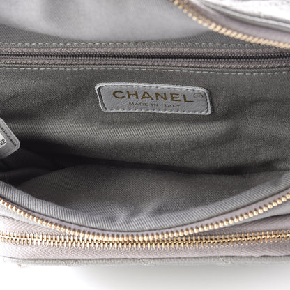 Chanel Caviar Quilted Business Affinity Waist Bag Grey 4 of 11
