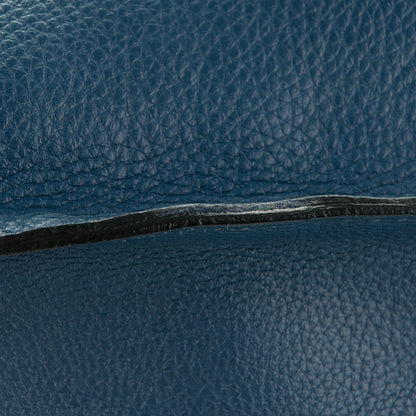 Chloe Calfskin Medium Marcie Satchel Royal Navy 6 of 8