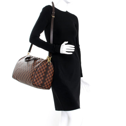 Louis Vuitton Damier Ebene Speedy Bandouliere 35 2 of 10