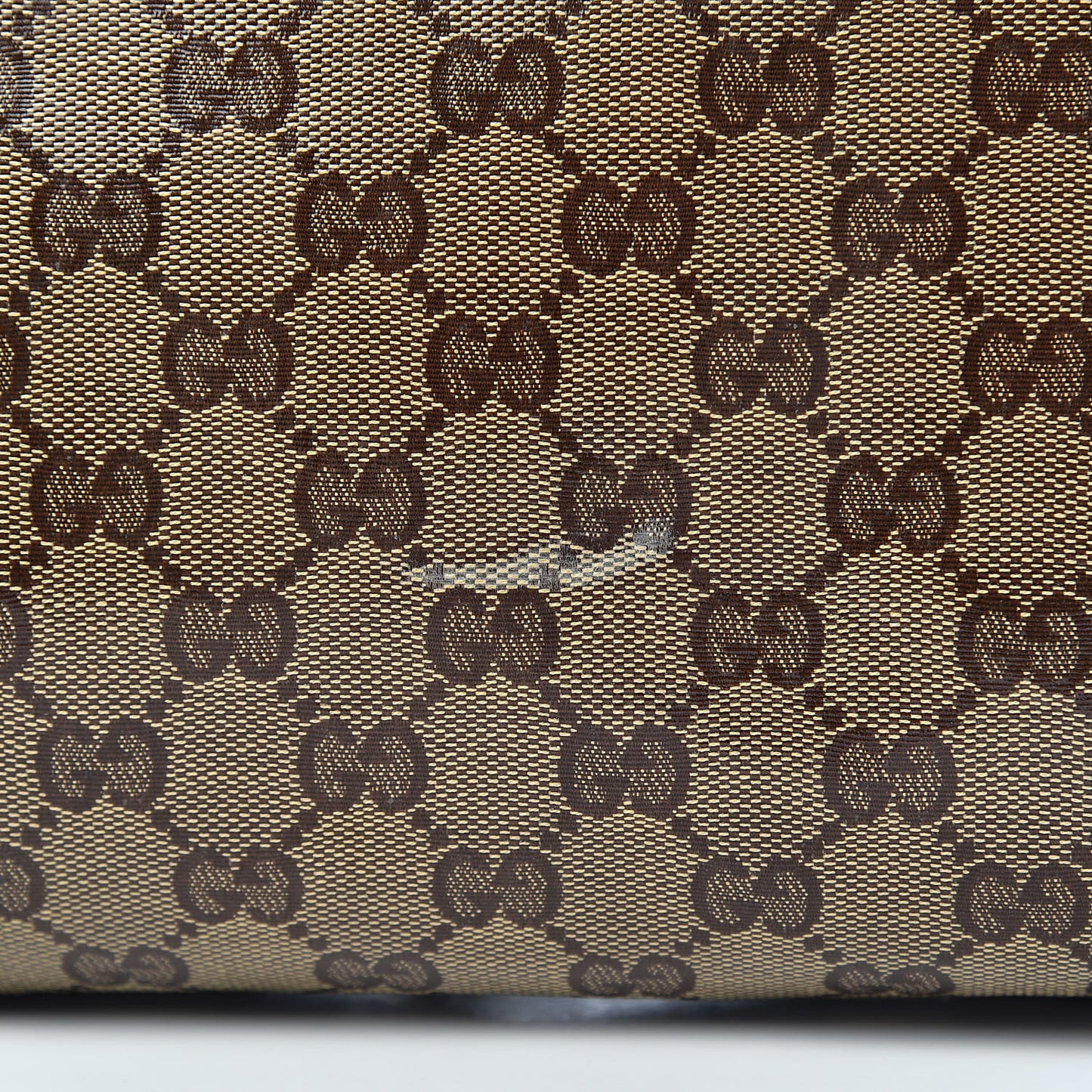 Crystal Monogram Small Babouska Tote Dark Brown