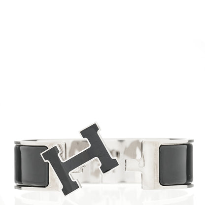 Hermes Enamel Wide Clic Clac H Bracelet PM Black 5 of 5