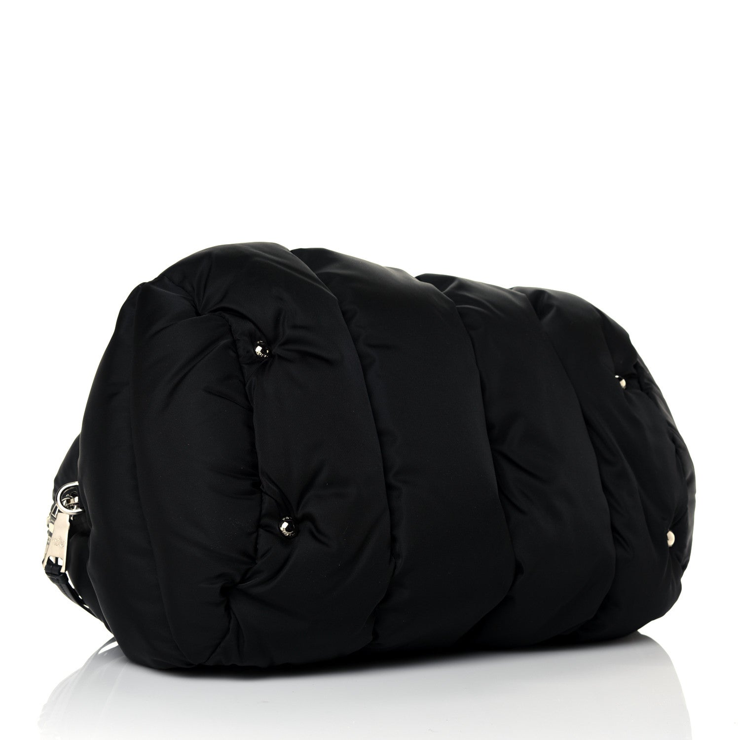 Prada Tessuto Nylon Bomber Duffle Black 5 of 10