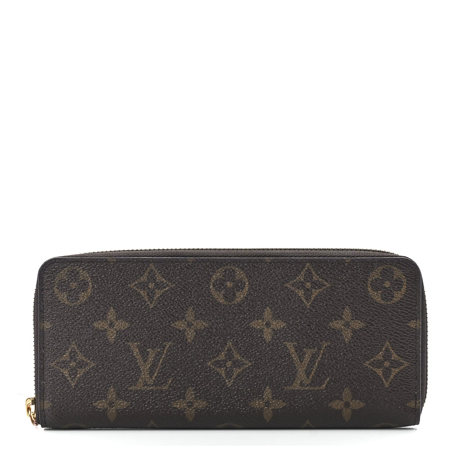 Monogram Clemence Wallet Rose Ballerine