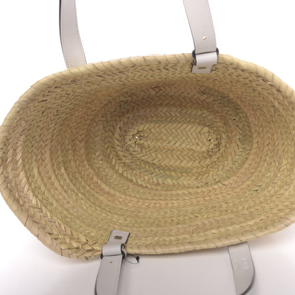 Loewe Raffia Basket Tote Bag Natural White 5 of 11