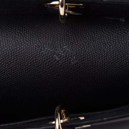 Christian Dior Grained Calfskin Large Lady Dior Black 8 of 11