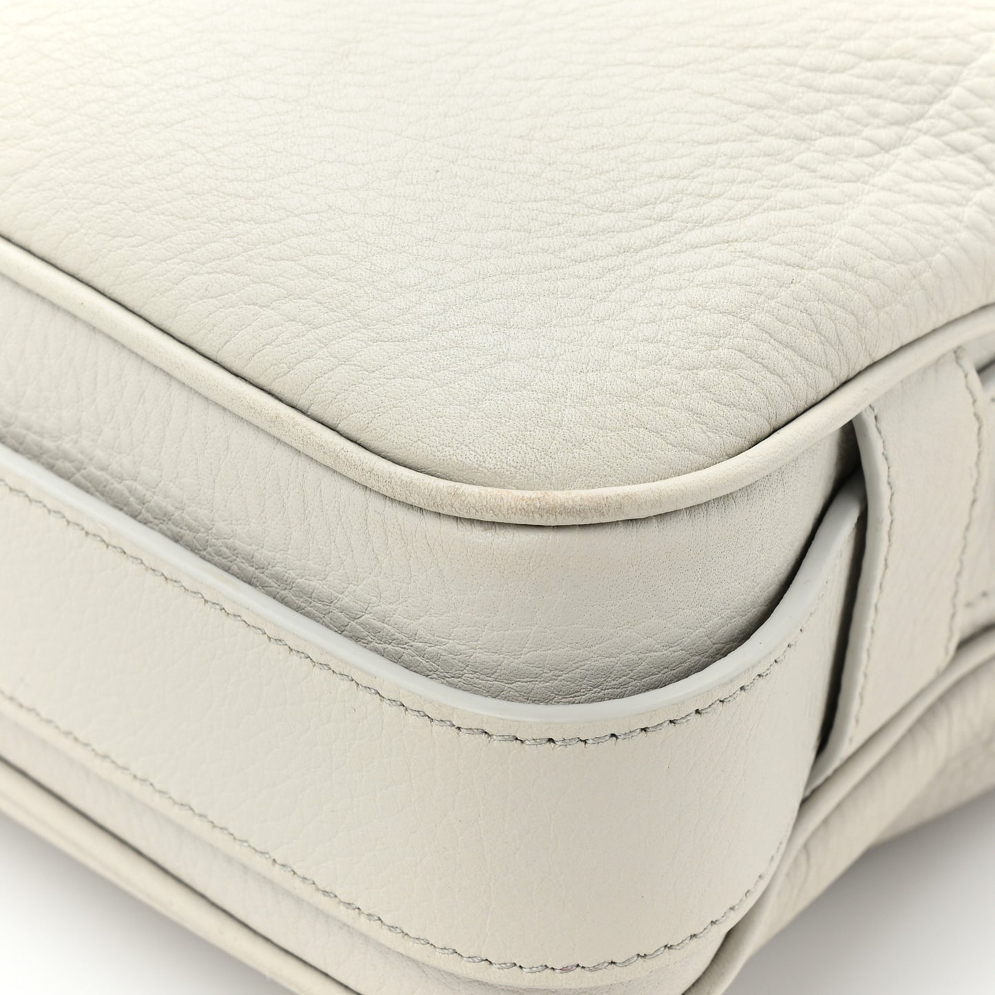 Supple Calfskin Medium Romy Shoulder Bag Rice