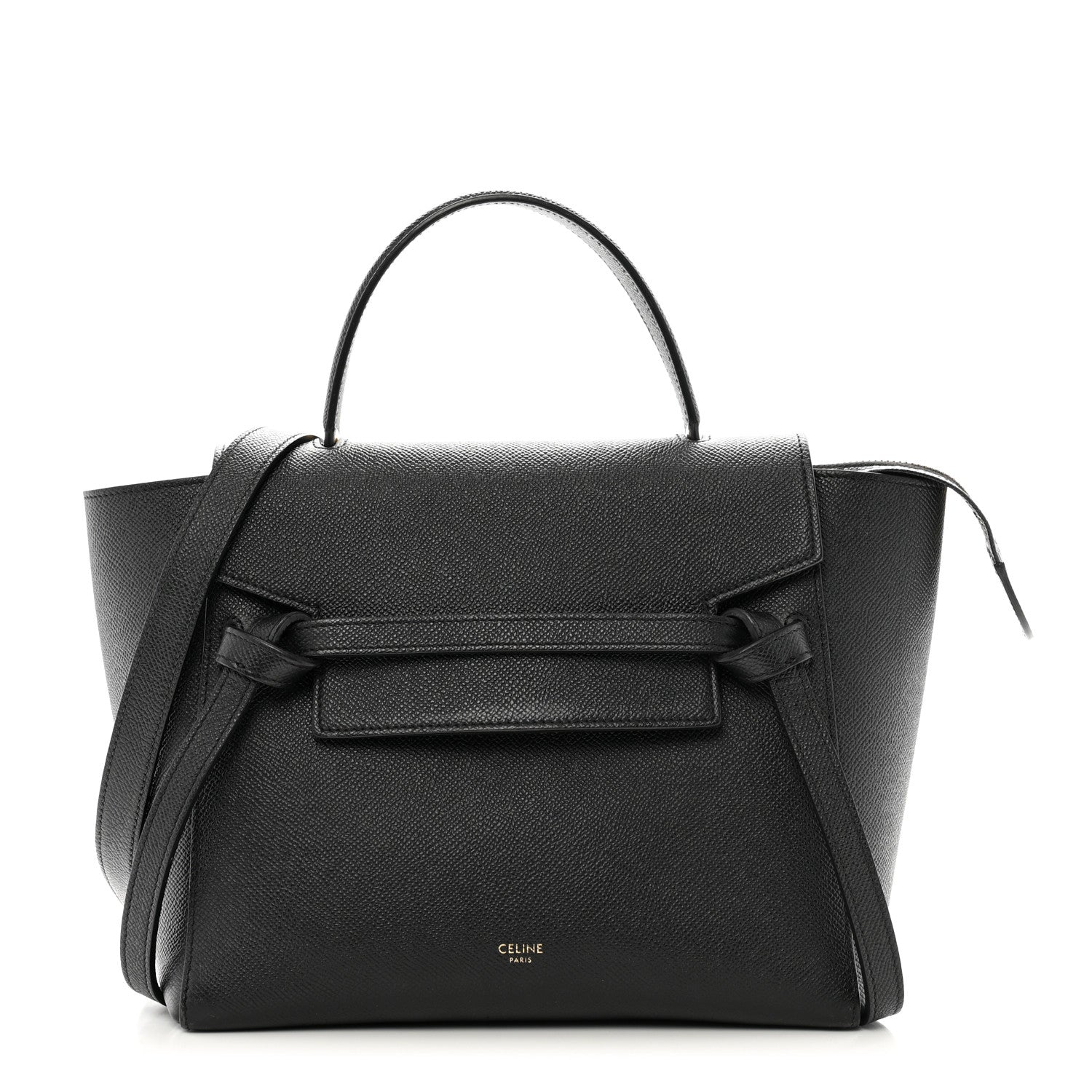 Celine Grained Calfskin Micro Belt Bag Black 1 of 10