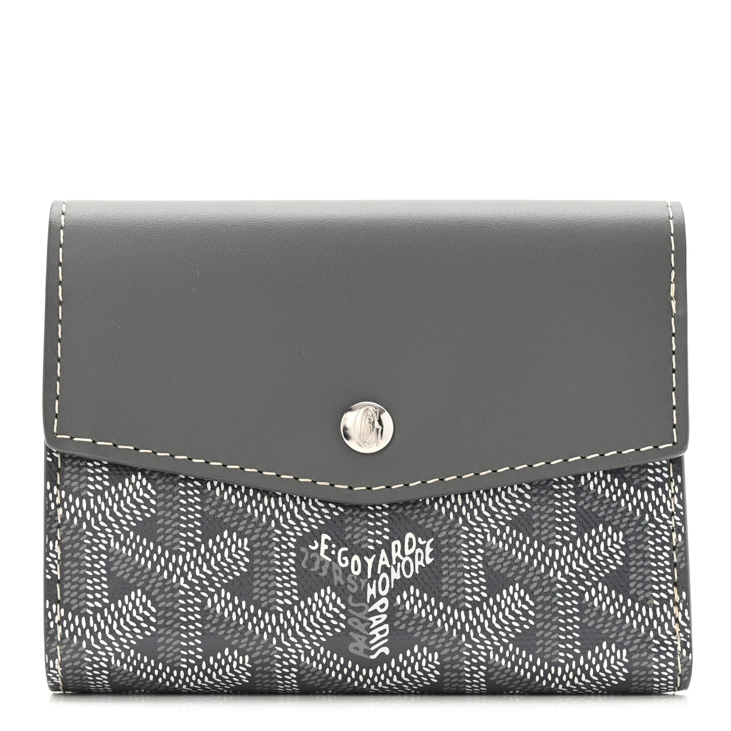 Goyardine Saint-Gabriel Compact Wallet Grey