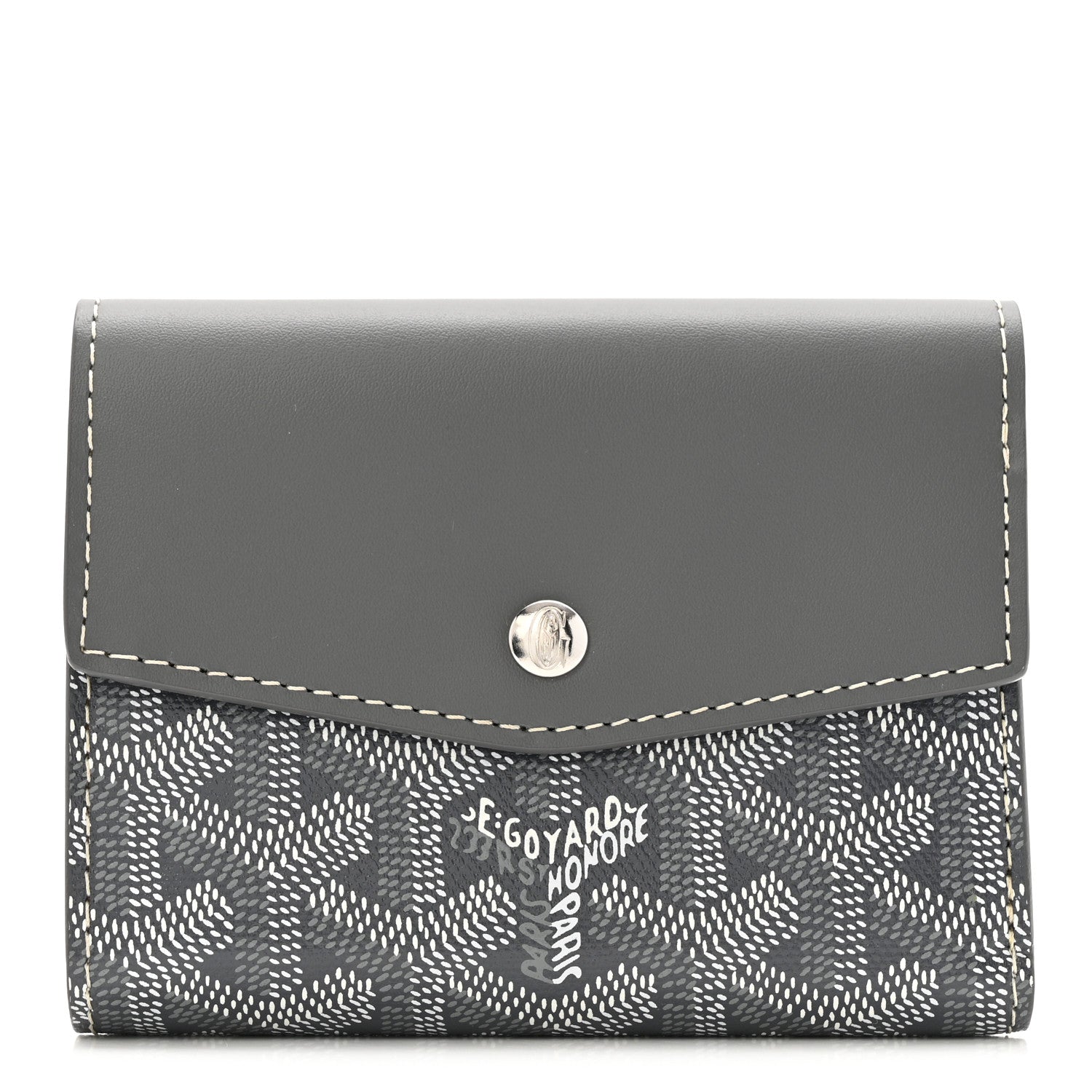 Goyard Goyardine Saint-Gabriel Compact Wallet Grey 1 of 10